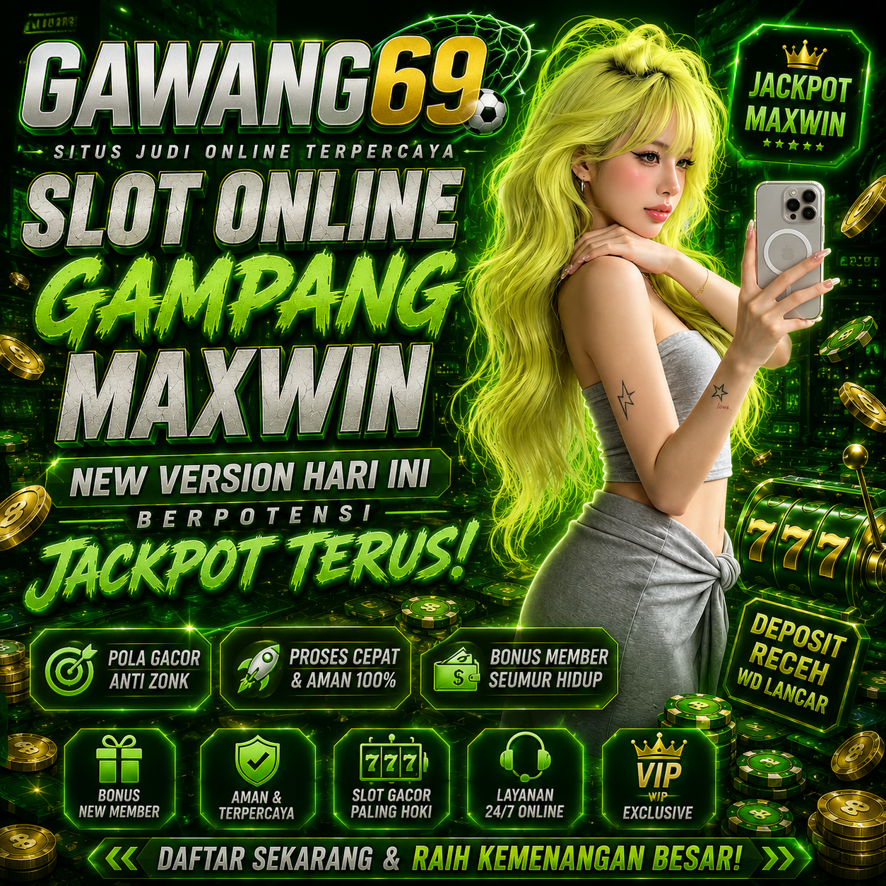 GAWANG69 : Portal Game Online Gacor Tempatnya Para Juara Kemenangan